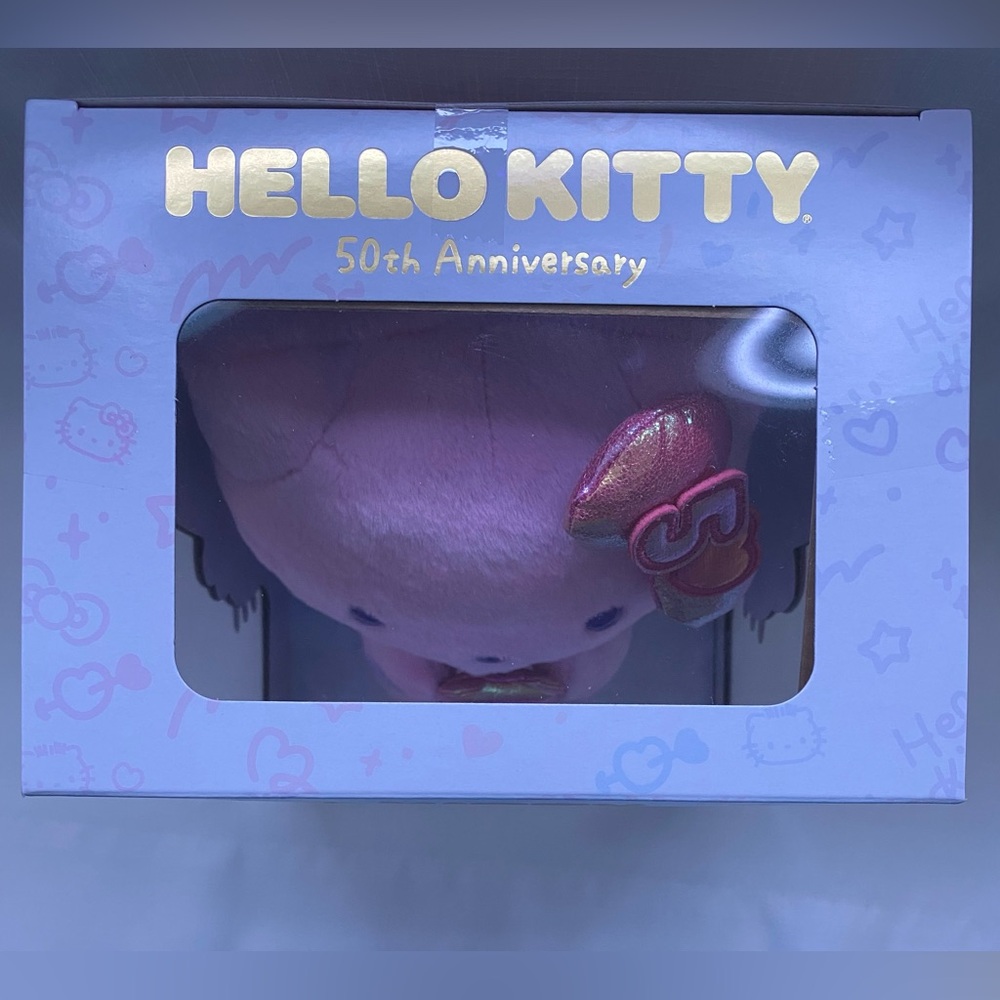 Hello Kitty Jazwares 2024 Exclusive 50th Anniversary Plush NEW HTF - Picture 6 of 6